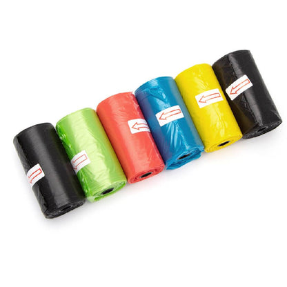 Sacos biodegradáveis ​​para cocó 6 rolos - 90 sacos Nobleza