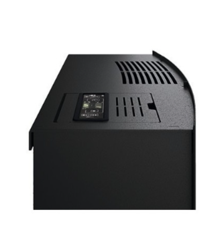 Estufa De Pellets Eva Calòr Slim Perla 901616900 Acabado Negro_1