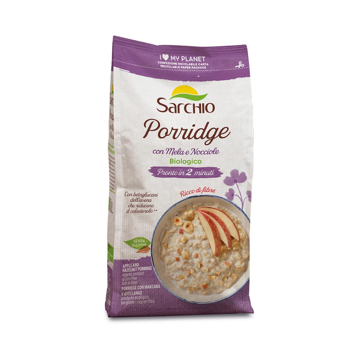 Papa de maçã e avelãs BIO Sarchio 250 g