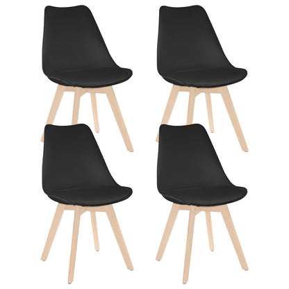 Pack 4 Sillas De Comedor Estilo Nórdico Daria 83x55x48cm Thinia Home_0