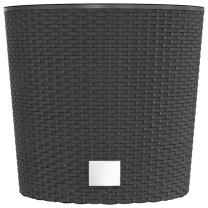 Macetero Interior Extraíble Pp Ratán Gris Antracita 15/15,3 L_3