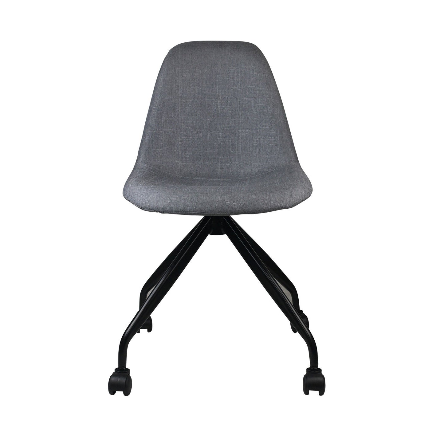 Silla De Escritorio Con Ruedas Basic Gris 85,7x46,5x55,5cm Thinia Home_1