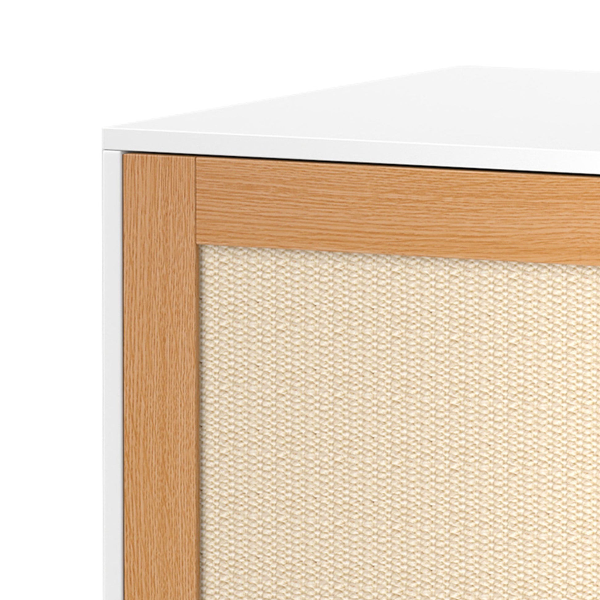 Pawhut Mueble Arenero Para Gatos Con Puerta Con Almohadilla Para Rascar Blanco_4