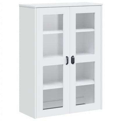Aparador Alto Viken Madera Maciza De Pino Blanco 80x40x190 Cm / Vetonek_2