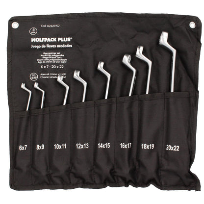 Juego Llaves Acodadas Wolfpack Plus 8 Piezas