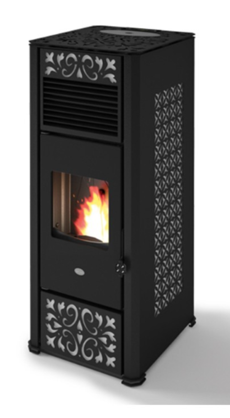 Estufa De Pellet Eva Calòr Gemma 901679200 Acabado Blanco_0