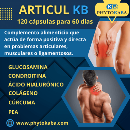 Articul Kb 120 Cápsulas Con Pea, Glucosamina Y Condroitina