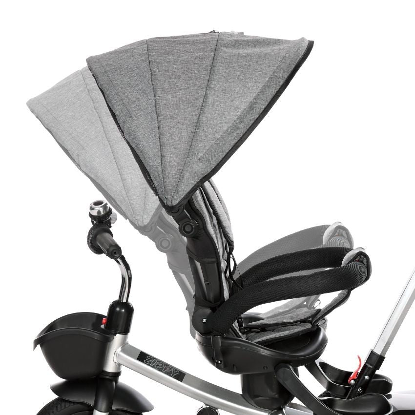 Triciclo Evolutivo Zippy Air Con Asiento Reversible Y Ruedas De Goma Pearl_2