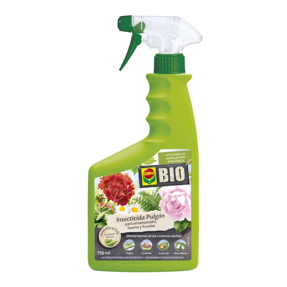 Insecticida pulgón y orugas pistola Compo 750 ml