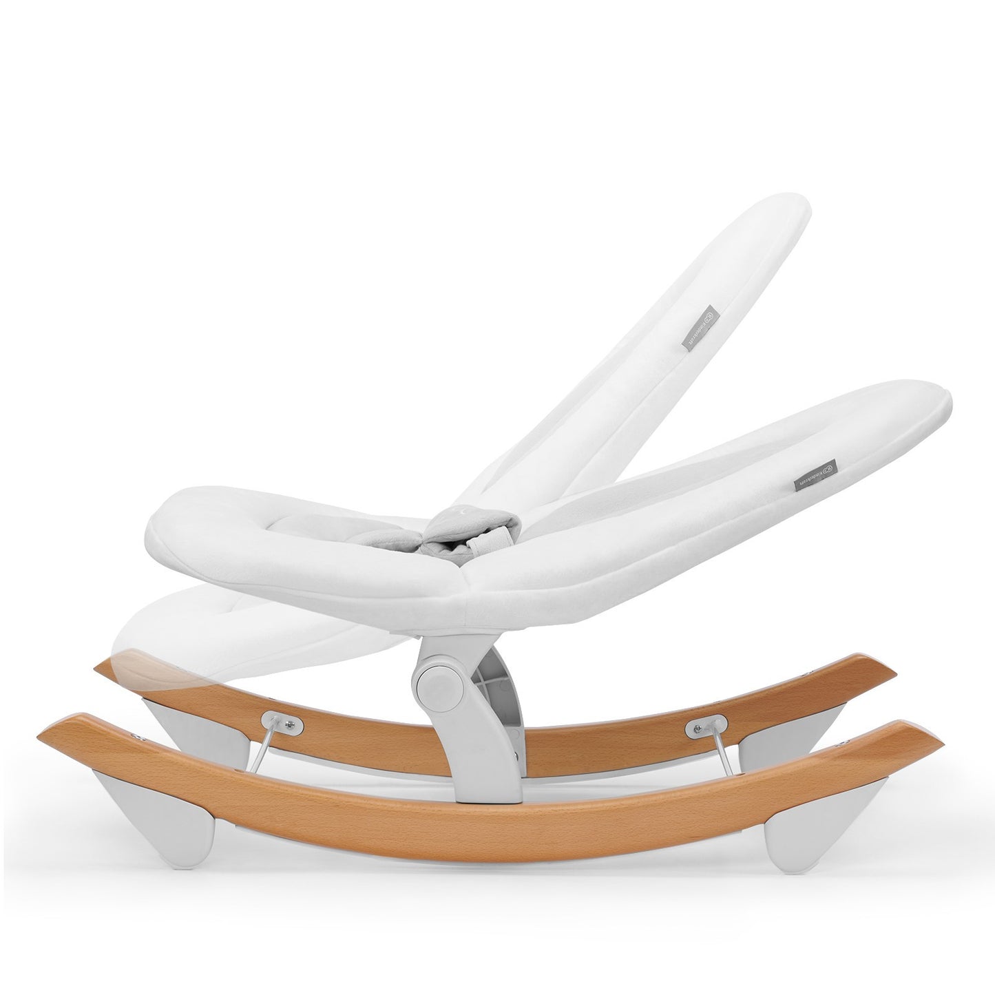 Hamaca Mecedora De Madera Para Bebé Finio White_4