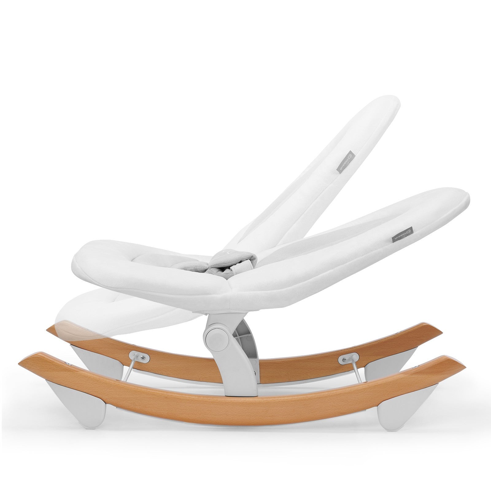 Hamaca Mecedora De Madera Para Bebé Finio White_4