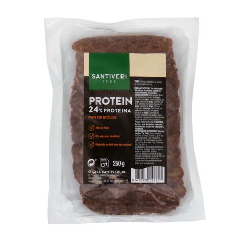 Pão Fatiado Proteico 24% Santiveri Protein 250 gr