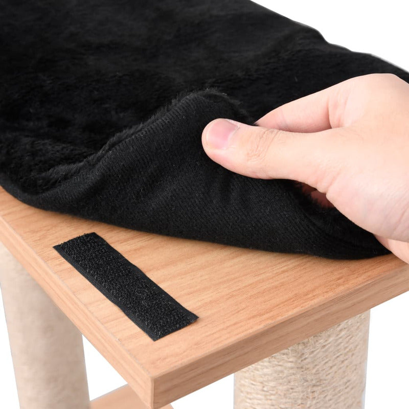 Vidaxl Rascador Para Gatos Con Alfombra Rascadora De Sisal 129 Cm_5