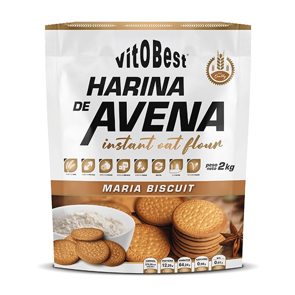 Harina De Avena - 2kg - Galletas Maria - Avena - Vitobest_0