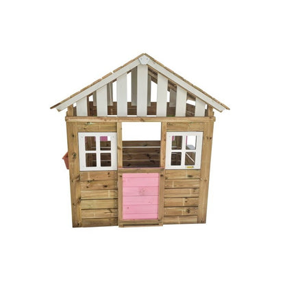 Casita De Madera Masgames Lollipop Xl Rosa Sin Suelo De Madera._2