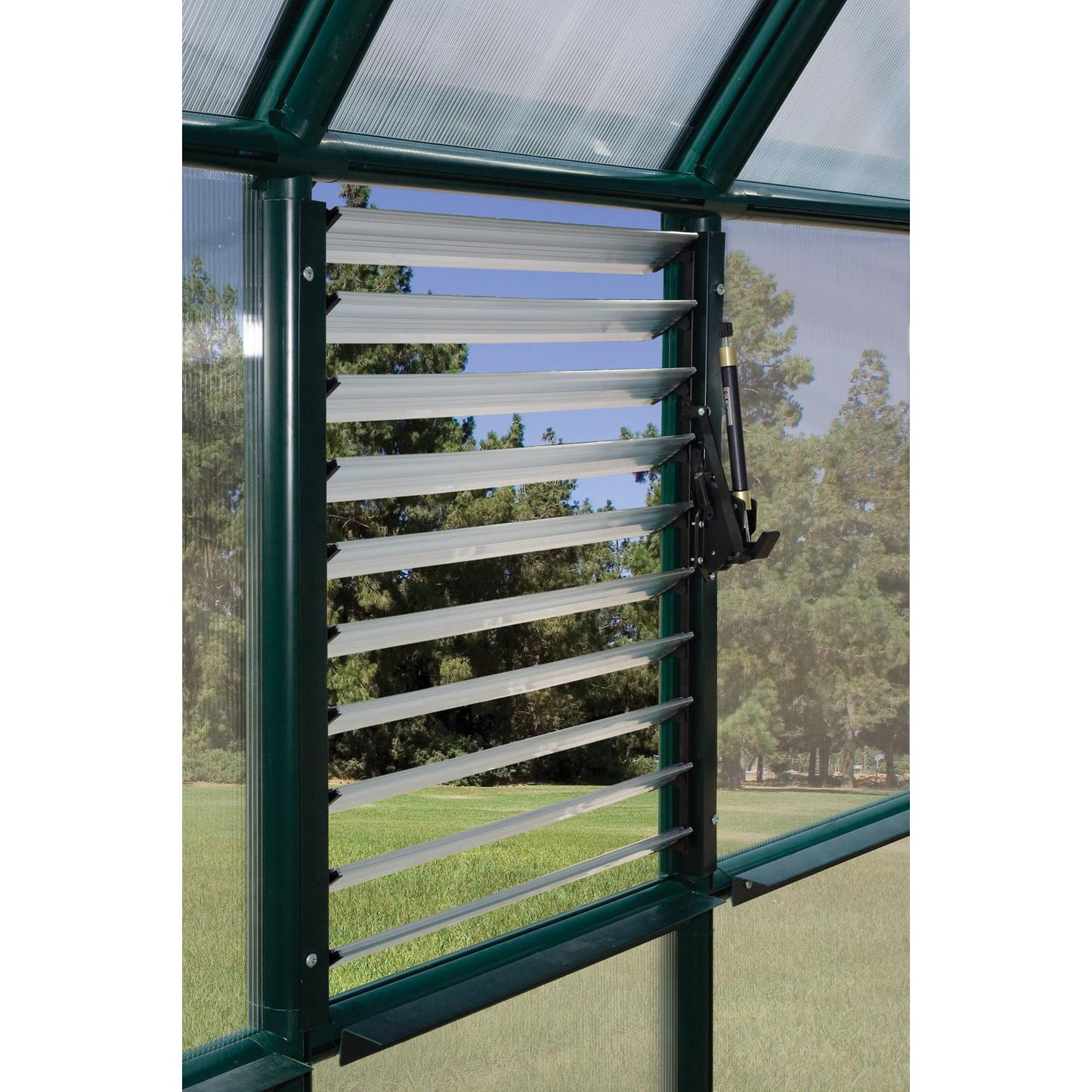 Abridor automático de janelas de ventilação para estufas 