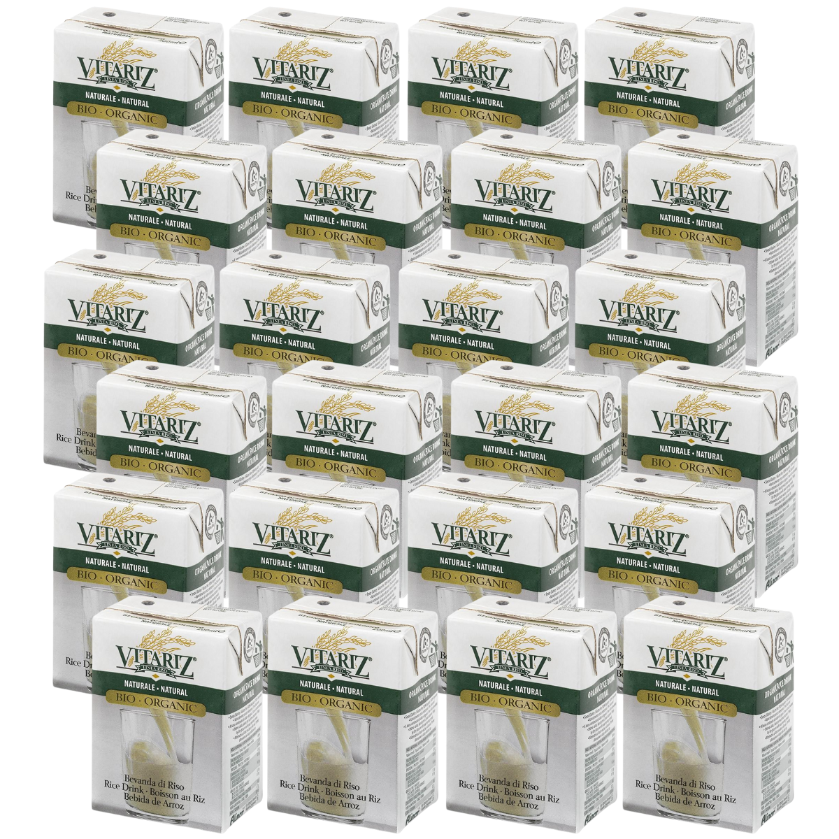 Embalagem de 24x Bebida de Arroz Vitariz 200 ml