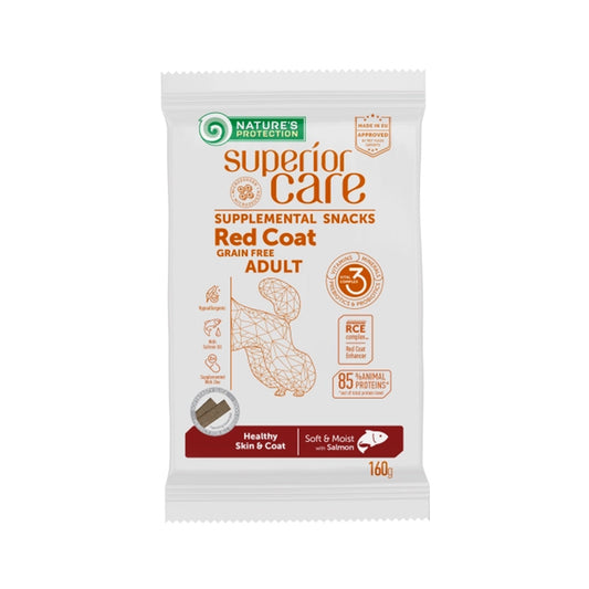 Petisco para cães com salmão Red Coat 160 g Nature's Protection