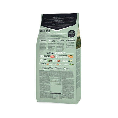 Ração Ownat Grain Free Prime para frango e peru para todas as raças de cães adultos 12 kg