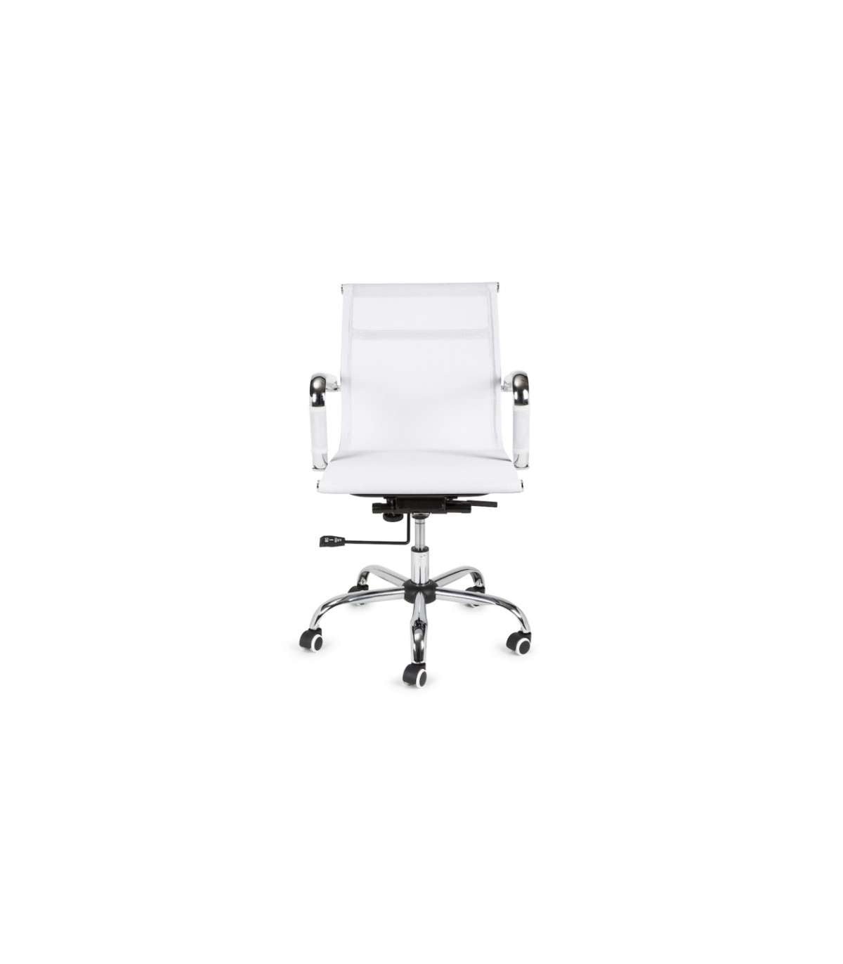 Silla De Oficina Niza Con Malla, Altura Regulable Acabado En Blanco. 54 Cm(ancho ) 89-94.5 Cm(altura) 62 Cm(fondo)_5