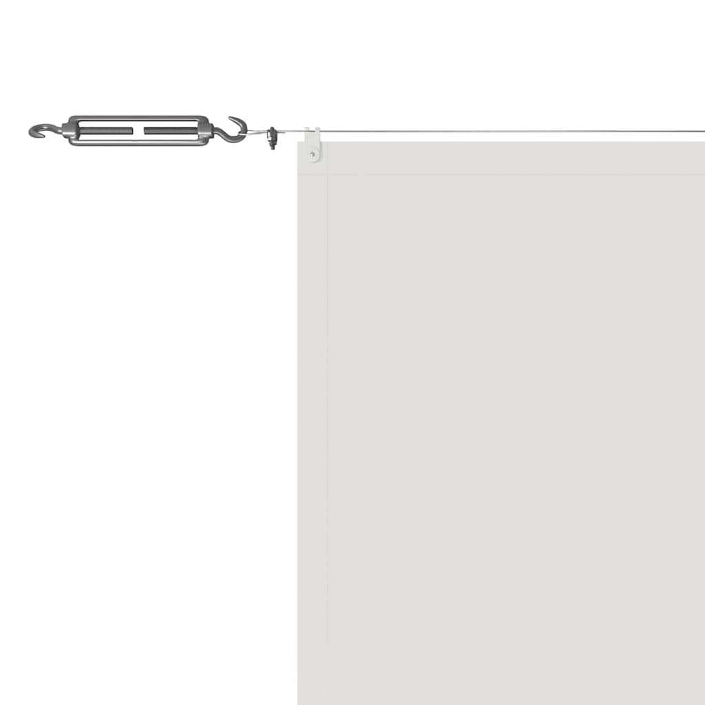 Vidaxl Toldo Vertical Blanco 60x1000 Cm Tela Oxford_4