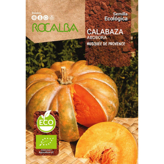 Sementes de abóbora biológicas Musquee de Provence Rocalba