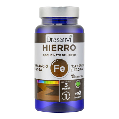 Mineral Bisglicinato Ferro Ferrochel Drasanvi 90 Comp