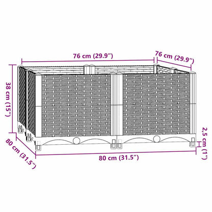 Arriate De Polipropileno 80x80x38 Cm_5