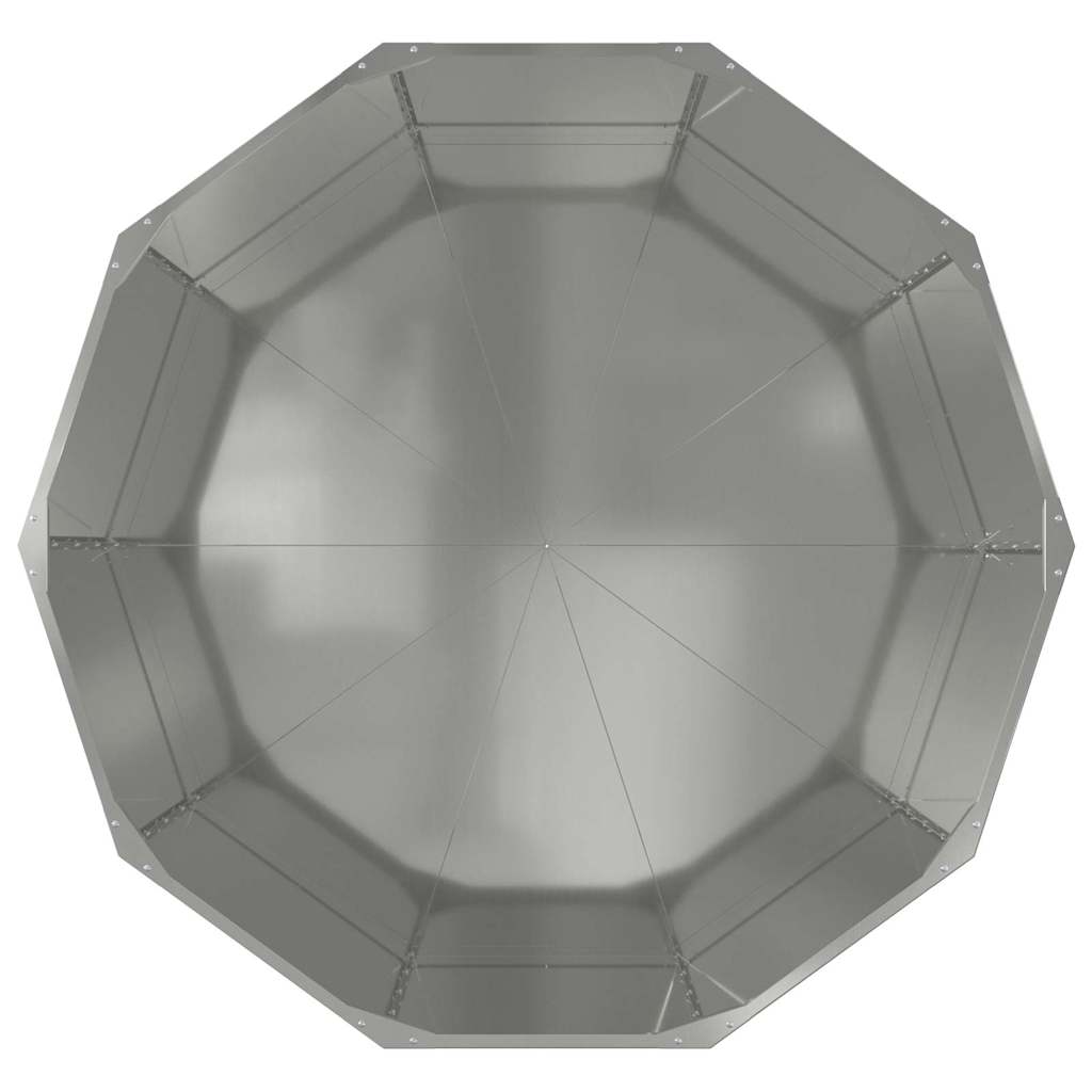 Jardinera Plateado 120 X 120 X 50 Cm Acero Galvanizado_5
