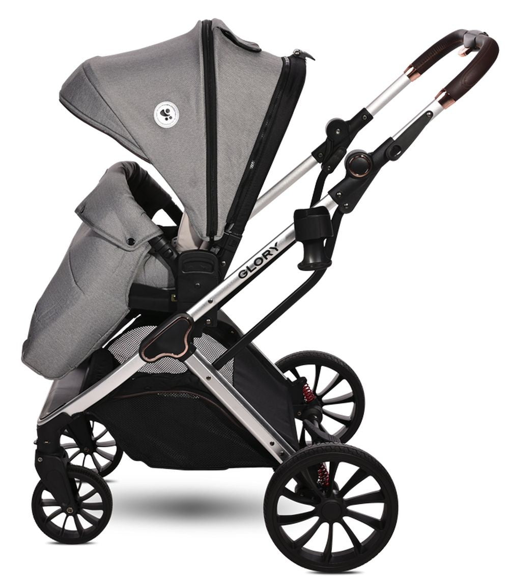 Carrito De Bebé Trio Glory Hasta 22 Kg Opaline Grey_3