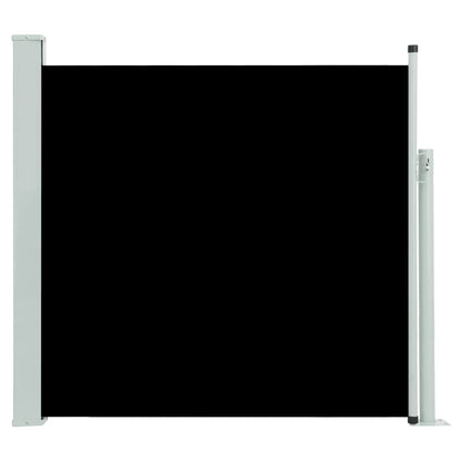 Vidaxl Toldo Lateral Retráctil De Jardín Negro 170x300 Cm_0