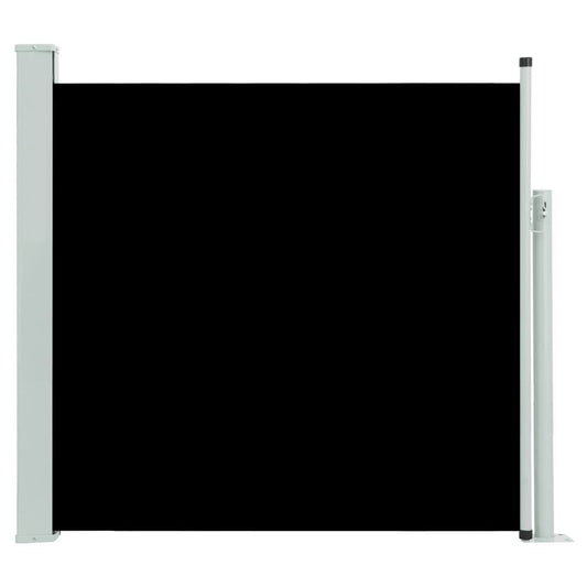 Vidaxl Toldo Lateral Retráctil De Jardín Negro 170x300 Cm_0