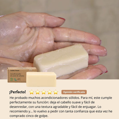 Acondicionador Sólido Con Aceite De Cáñamo - Neutral Sin Perfume_3