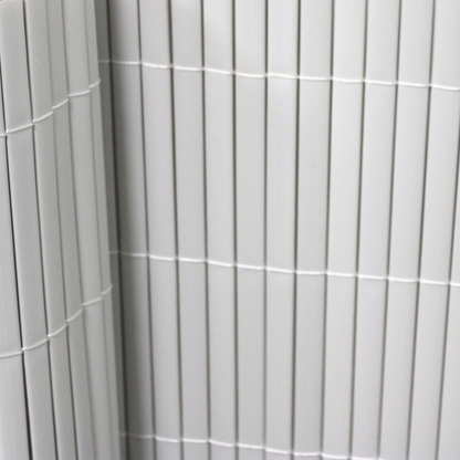 Cañizo Pvc Doble Cara| 1,5x3 M| Color Blanco| Lamas 11 Mm| Composición 100% Pvc| Bridas Sujeción Incluidas_2