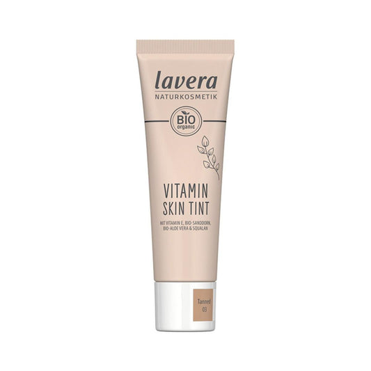 Creme de coloração vitamínica para a pele - 03 Bronzeado, Lavera 30 ml
