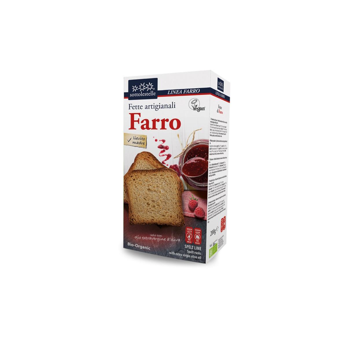 Pão de espelta Sotto torrada 190g