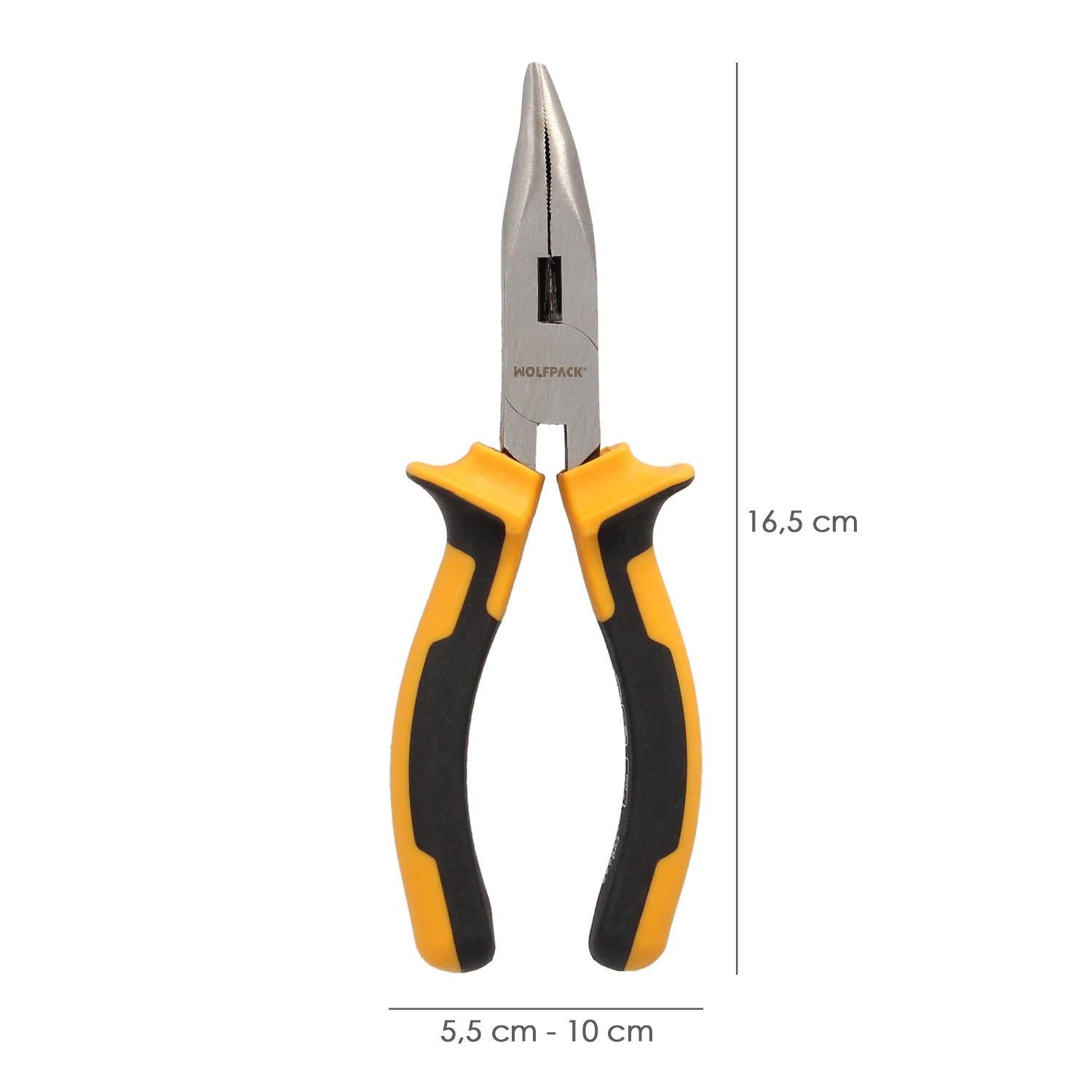 Alicates Boca Curva 150 Mm. Acero Din 5745 Alicates Punta Curva, Alicates Boca Curva Larga,