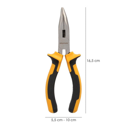 Alicates Boca Curva 150 Mm. Acero Din 5745 Alicates Punta Curva, Alicates Boca Curva Larga,