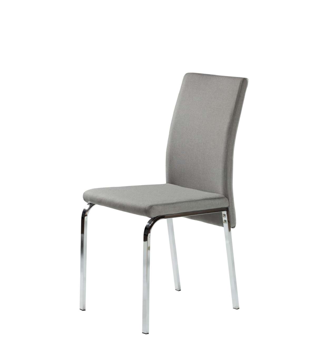 Silla Tierra Tapizada En Tejido Color Gris, 92 Cm(alto)43 Cm(ancho)44 Cm(largo)_1