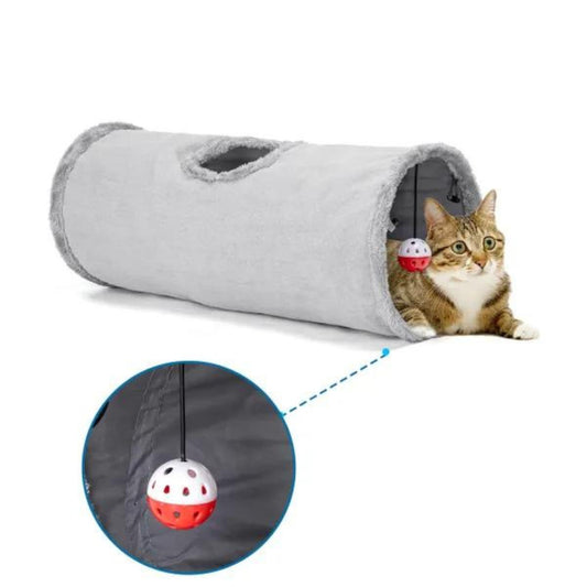 Túnel de brincar para gatos Nobleza com forro