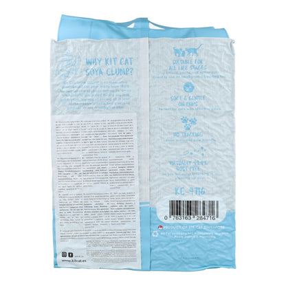 Kit de areia para gatos Eco SoyaClump - Talco para gatinhos, areia para gatos de 7 litros
