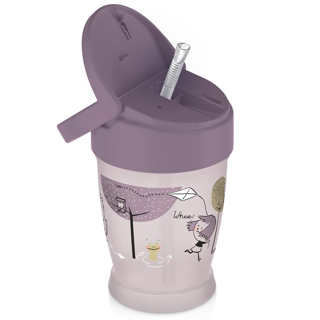 Copo para palhinha My Click&amp;Go Lovely Girl LOVI 250ml