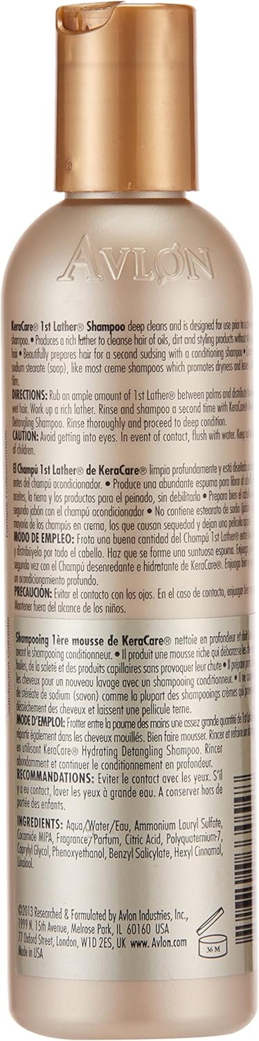 Keracare Professional 1st Lather Champú 240ml_2