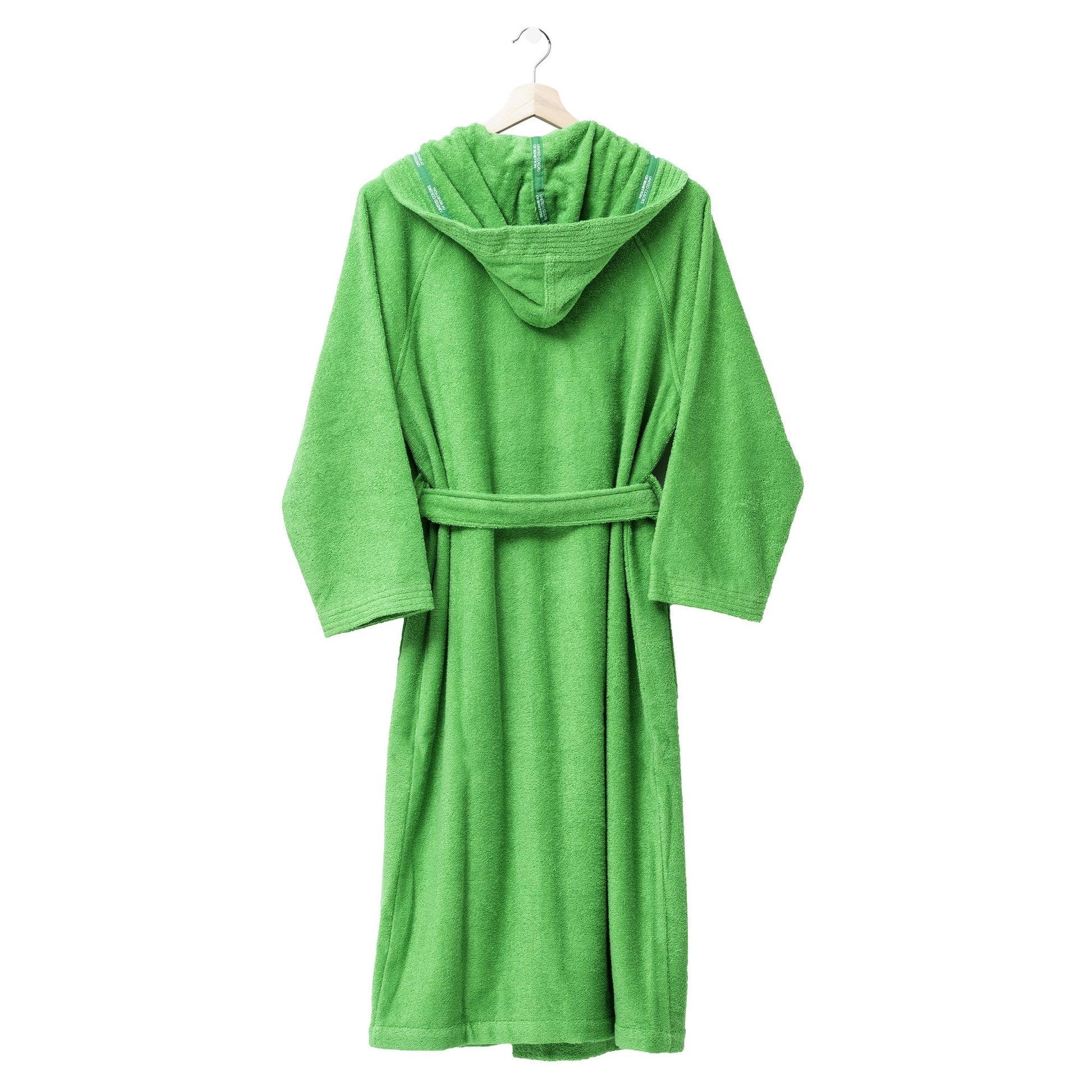 Albornoz Con Capucha L/xl 360gsm 100% Algodón Verde Rainbow