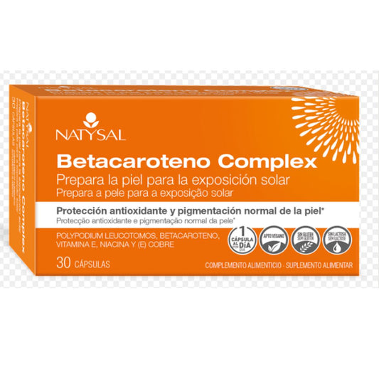 Complexo de betacaroteno 30 cápsulas