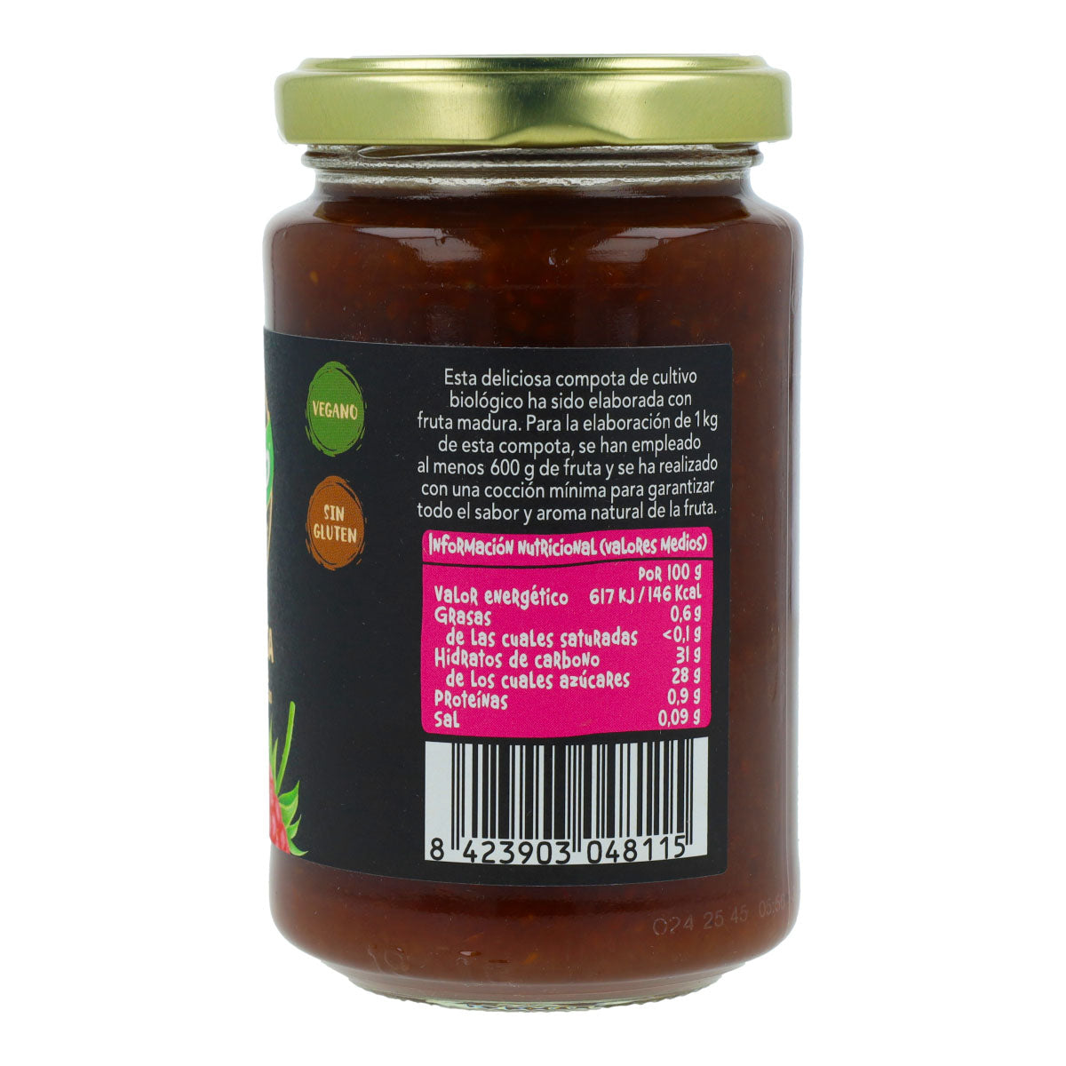 Compota de Framboesa Biocop 280g