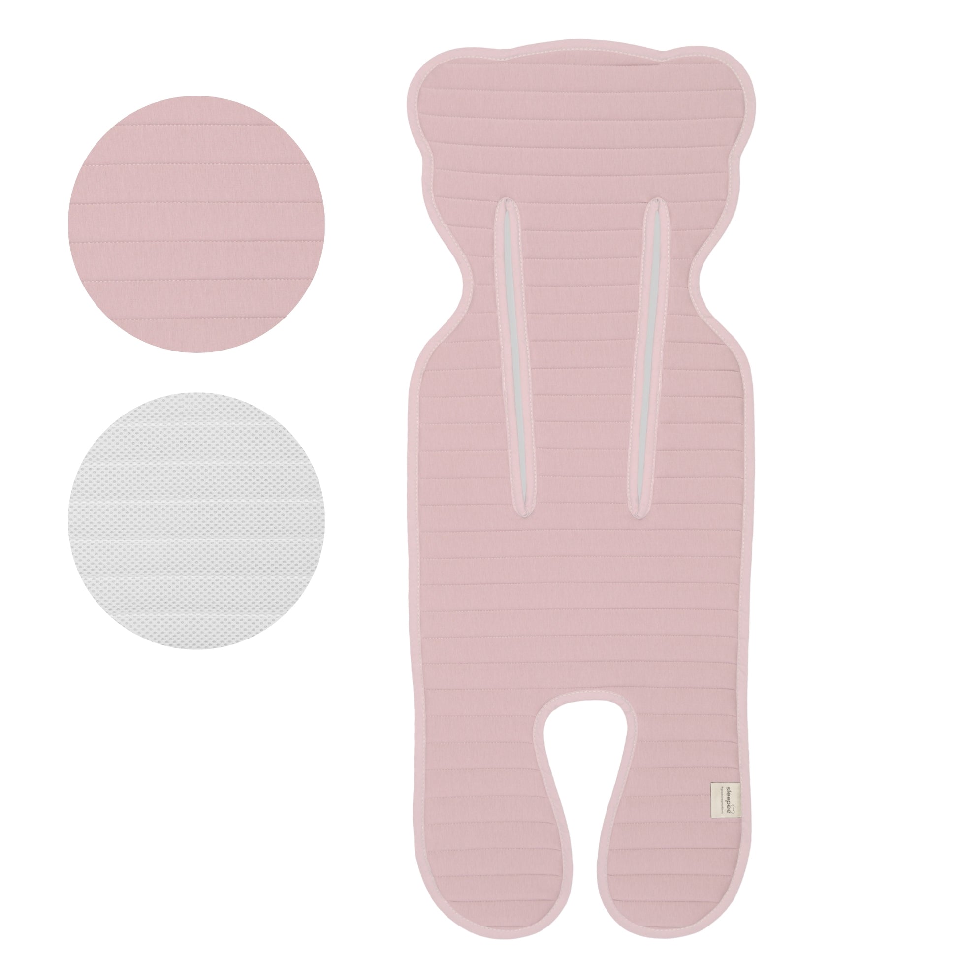 Colchoneta Unviersal Transpirable Para Silla De Paseo Rose_2