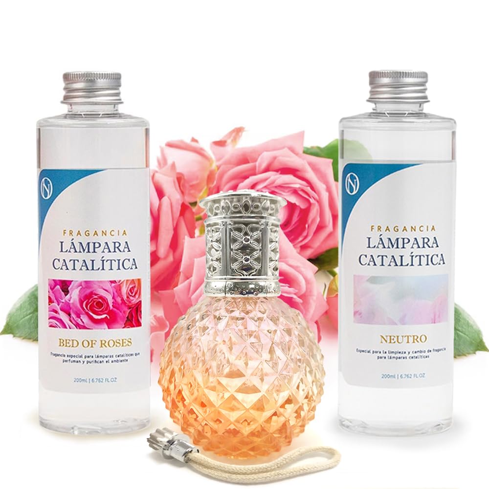 Pack Ahorro Lámpara Catalítica Orange Diamonds + Fragancia Lollipop 500ml + Limpiador Neutro 200ml + Mecha De Repuesto_0