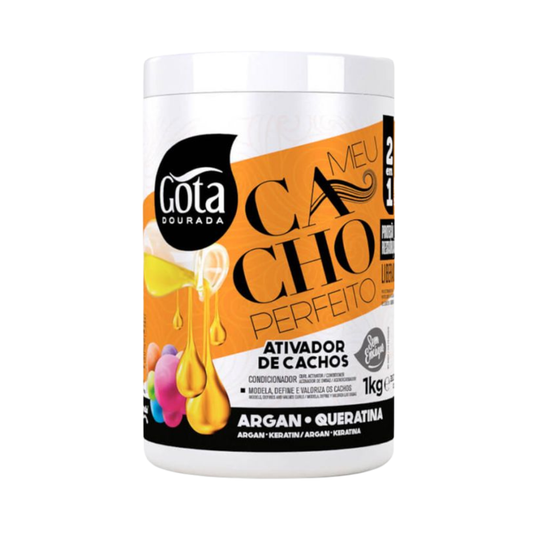 Gota Dourada Meu Cacho Perfeito Activador Argán Queratina 1k_0