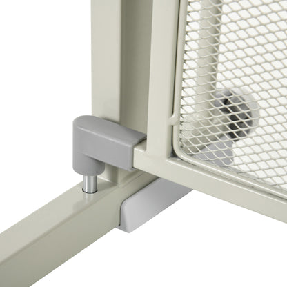 Pawhut Barrera De Seguridad Para Perros Extensible 75-103 Cm Con 2 Extensiones_4